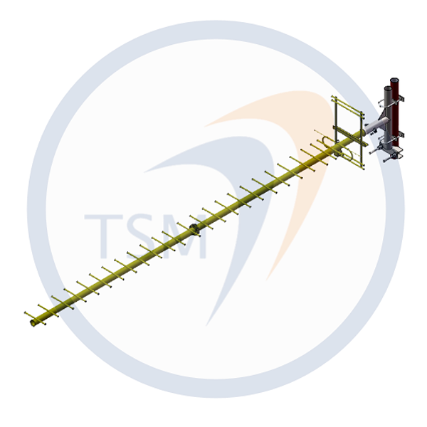 ANTENA YAGI 440 - 470MHZ 17 dBi 27 ELEMENTOS Y46017-27SG