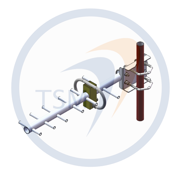 ANTENA YAGI 824 - 894MHZ 11dBi 07 ELEMENTOS Y86011-07SG