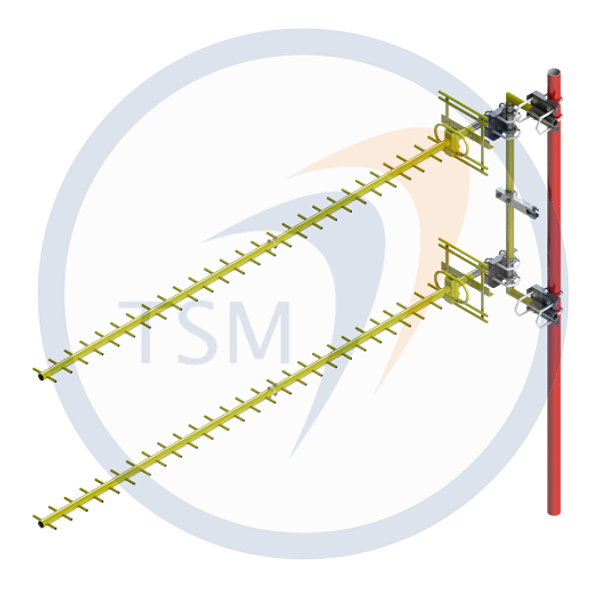 ANTENA YAGI DUPLA 824 - 894 MHz 20,0 dBi 29 ELEMENTOS 2Y86017-29SG