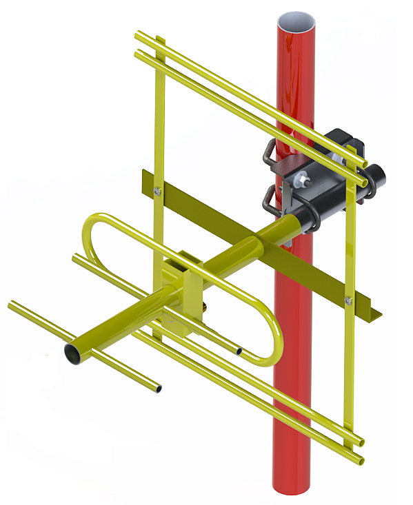 ANTENA YAGI 406 - 470 MHz 9,0 dBi 04 ELEMENTOS Y44009-04SG