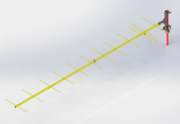 ANTENA YAGI 156 - 164 MHz 14,2 dBi 12 ELEMENTOS Y16014-12S