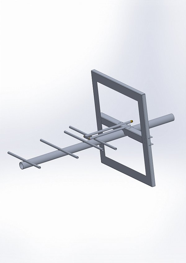 ANTENA YAGI 225 - 274 MHz 9,0 dBi 5 ELEMENTOS Y25009-05S