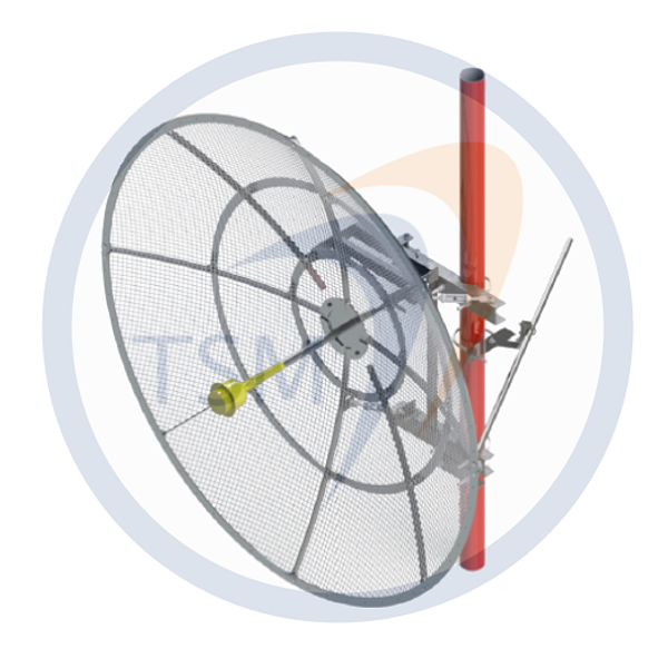 ANTENA PARABOLICA VAZADA DUPLA POLARIZACAO 2000 - 2300 MHz 29,4 dBi 2,0M  PV215031X