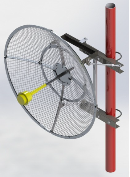 ANTENA PARABOLICA VAZADA 824 - 894MHz 17,6 dBi 1,2M PV85018