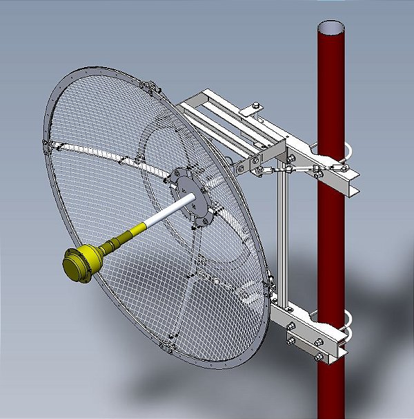 ANTENA PARABOLICA VAZADA 1770 1880MHz 23,91dBi 1,2M PV180024
