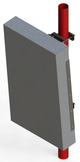 ANTENA PAINEL SETORIAL POLARIZAÇÃO VERTICAL 360 - 400 MHz 11 dBi 60º PS38011-60