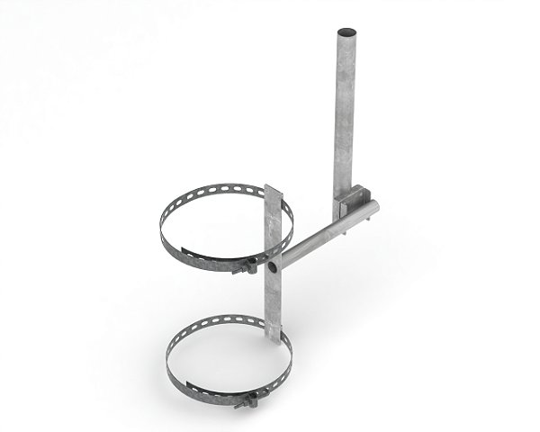 SUPORTE PARA ANTENA YAGI ATE 2M FITA BAP POSTE TUBO REDONDO 50MM SPT-YPR-114A