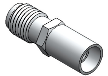 CONECTOR SMA FEMEA RETO  PINO REVERSO MACHO PARA CABO RG/RGC 58 3054 AC016