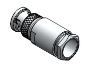 CONECTOR BNC 50 OHMS MACHO RETO CABO PRENSA CABO RG/RGC-213  LM-10 AC026