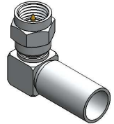CONECTOR SMA MACHO ANGULAR CRIMP RG/RGC-58 3018 - AC038