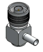 CONECTOR N 50 OHMS MACHO ANGULAR CRIMP RG/RGC-58  CM-79 AC052