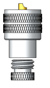 CONECTOR UHF MACHO RETO PRENSA CABO RG/RGC-58  KM-8 AC061