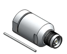 CONECTOR N MACHO PRENSA CABO P/ CABO COAXIAL LCF 7/8" KLM-51 -AC093