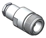 CONECTOR N FÊMEA RETO  PRENSA CABO RG/RGC-58  CF-3E- AC071