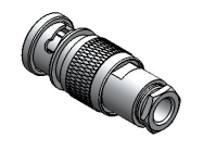 CONECTOR BNC 50 OHMS MACHO RETO CABO PRENSA CABO RG-58 LF-3 AC142