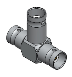 ADAPTADOR BNC 50 OHMS (T) TRIPLA FEMEA LA-7 -AC139
