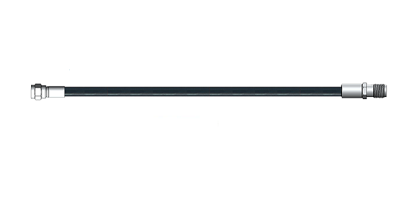 CABO MONTADO RGC-58 SMA MACHO RETO CRIMP  X SMA FEMEA  RETO CRIMP- JUMPER 61