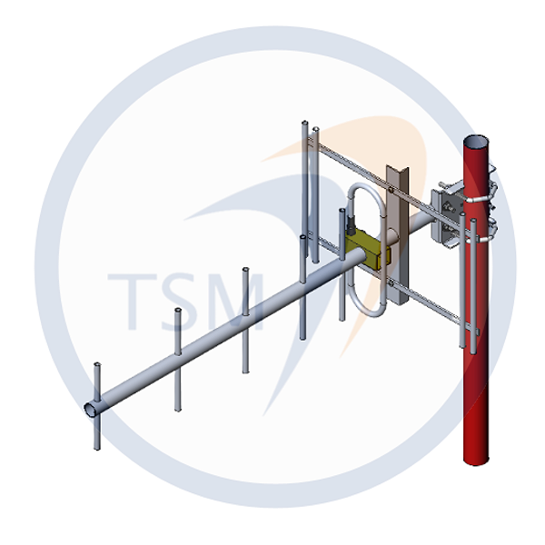 ANTENA YAGI 470 - 490 MHz - 11,8 dBi -07 ELEMENTOS - Y48011-07SG