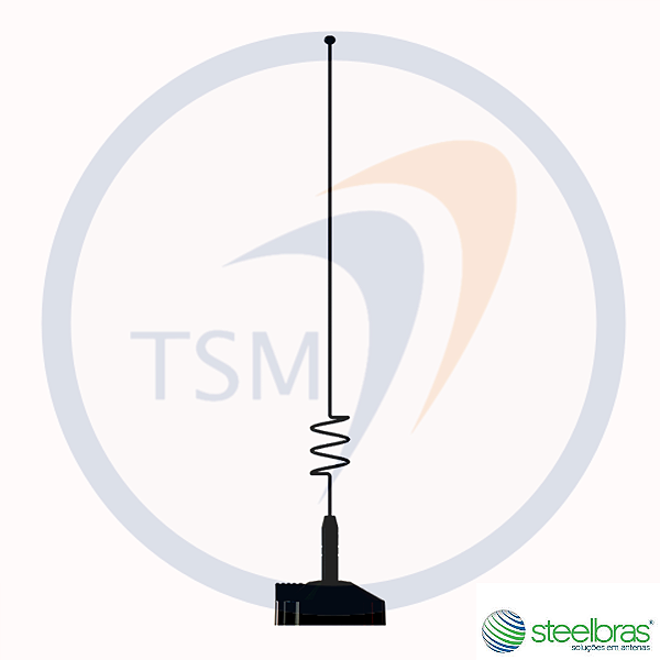 ANTENA MÓVEL FULL BAND GPRS BASE MAGNÉTICA - 650-2700MHz - RAP8900