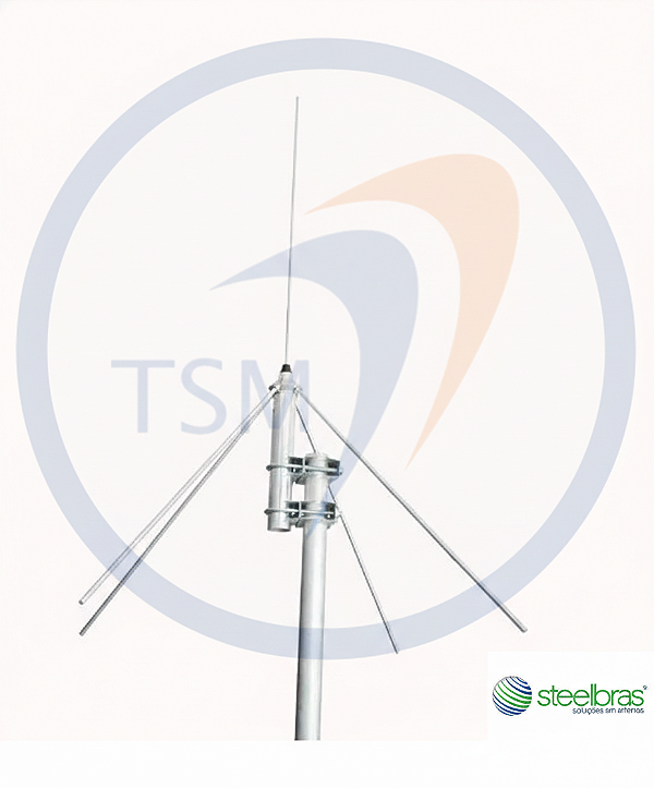 ANTENA BASE VHF 1/4 DE ONDA PLANO TERRA