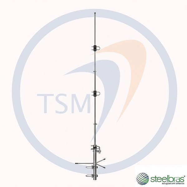 ANTENA BASE UHF 3X5/8 DE ONDA PLANO TERRA