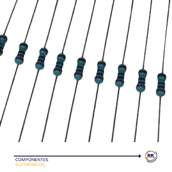Resistor 2R7 1% 1/4W 10 peças