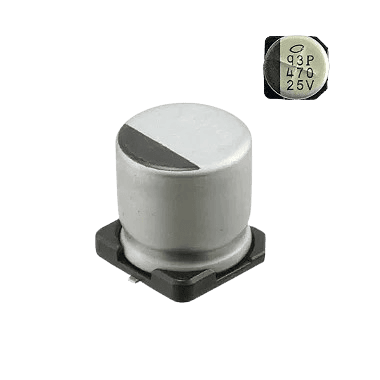 Capacitor Eletrolítico Smd 470uf 25v 10x10