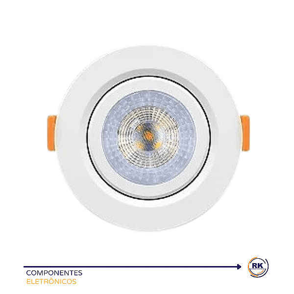 Spot Led Embutir Direcionavel Kit 10 Peças