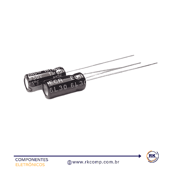 Capacitor Eletrolítico 1uf 50v