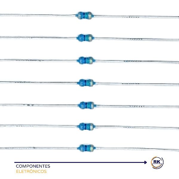 Resistor 1M 1/2w (0,5w) Filme Metalico sfr16s 5%