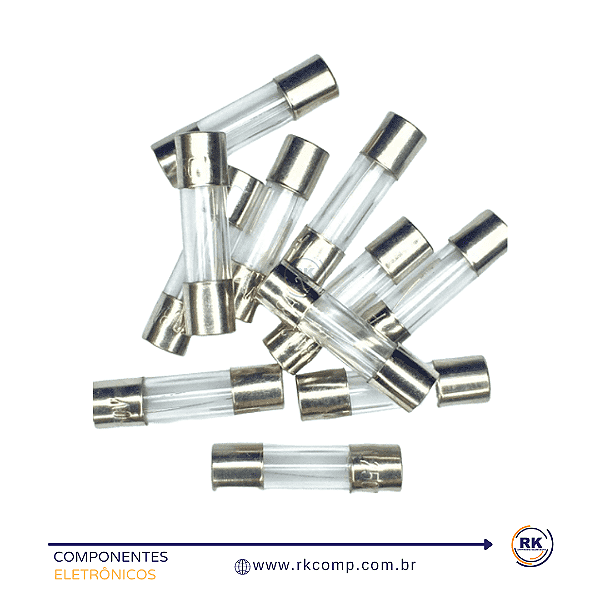 Fusivel de Vidro 0,5 Amp Ação Rápida ( 5x20 ) 250v