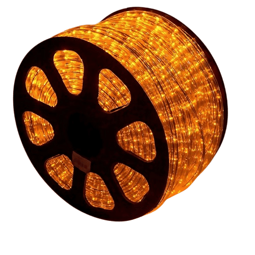 Mangueira Led Redonda Rolo 100 Metros - Diversas Cores