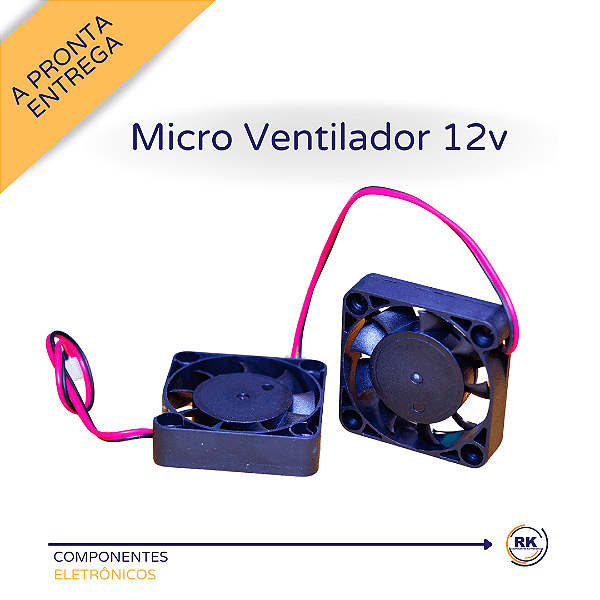 Micro Ventilador 40X40X10 12V