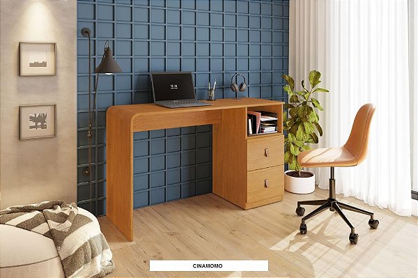 Mesa Para Computador Alice com 2 Gavetas
