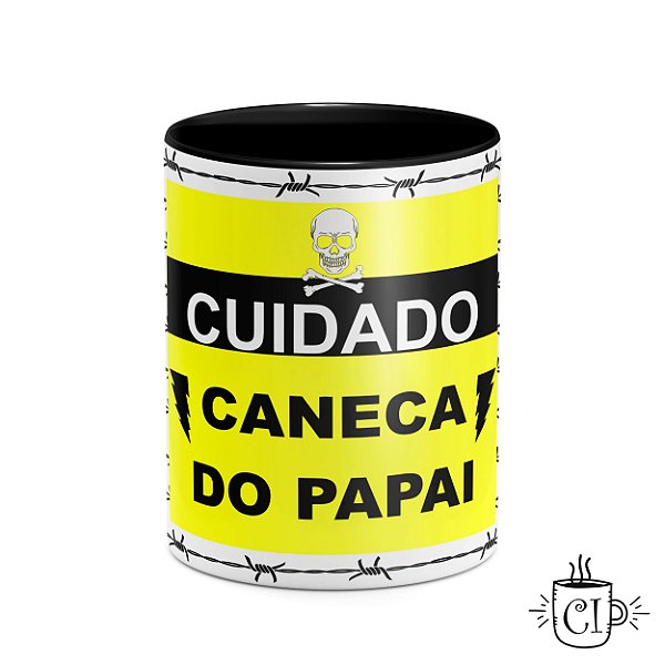 Caneca Personalizada Dia dos Pais - CUIDADO