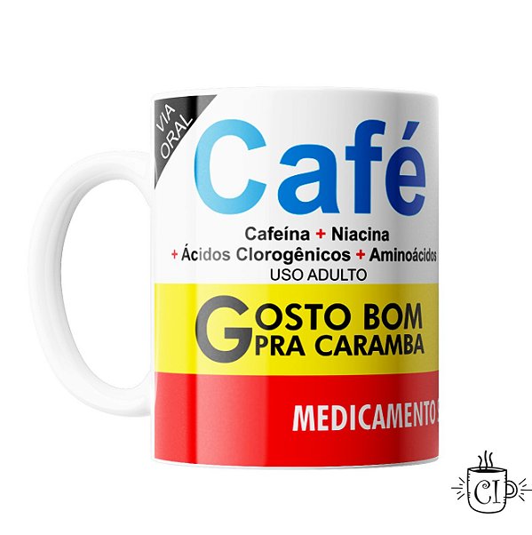 Caneca Personalizada - Café Gosto Bom Pra Caramba