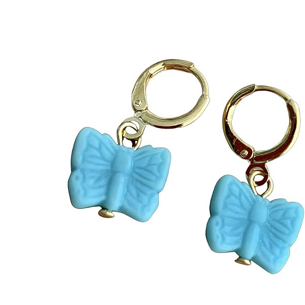 argolinha farfalla blu