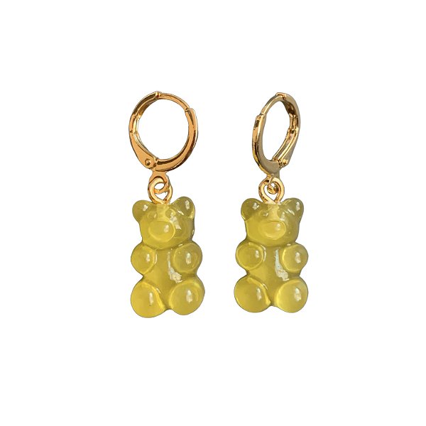 argolinha gummy bear amarelo