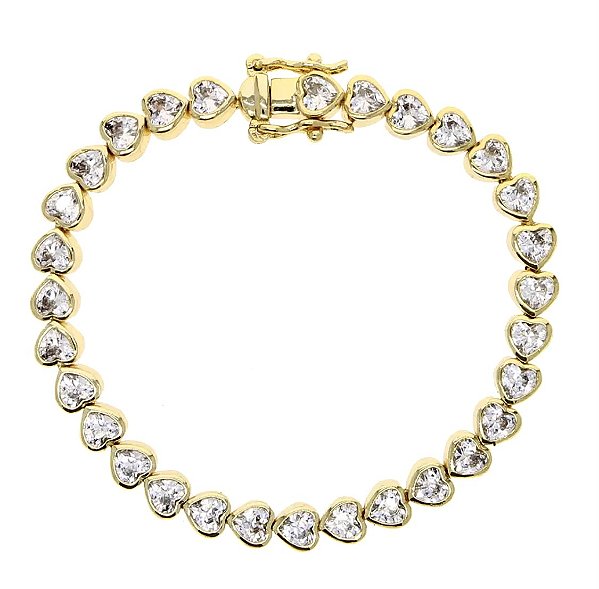 pulseira riviera cuore gold