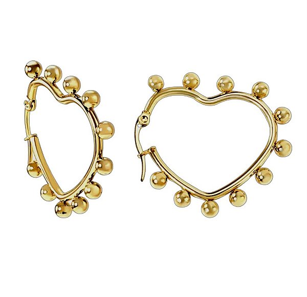 argola heart of gold