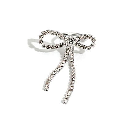 piercing zircônia mini laço