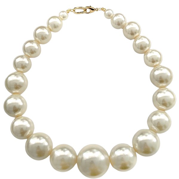 maxi colar pearls