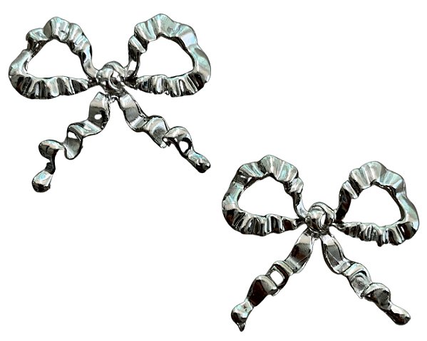 brinco silver bow Tamara