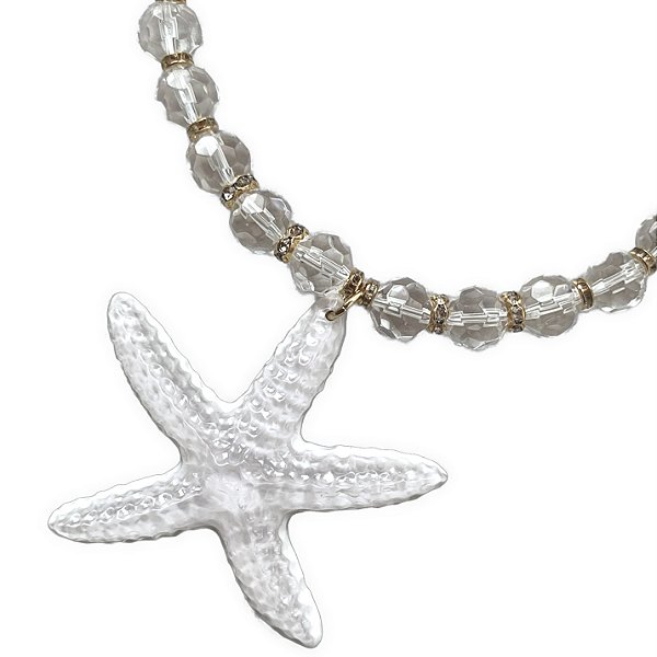 colar stella marina cristal