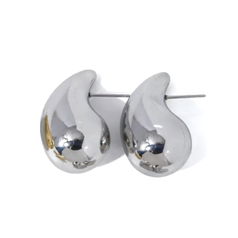 brinco gota silver