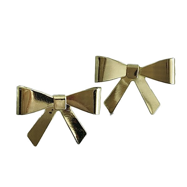 brinco small bow gold