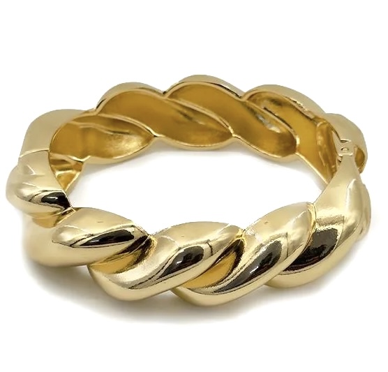 bracelete trançado gold