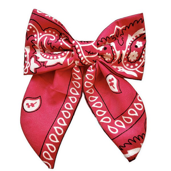 laço bandana vermelho