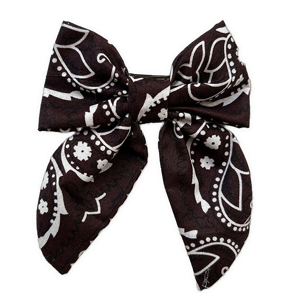 laço bandana marrom