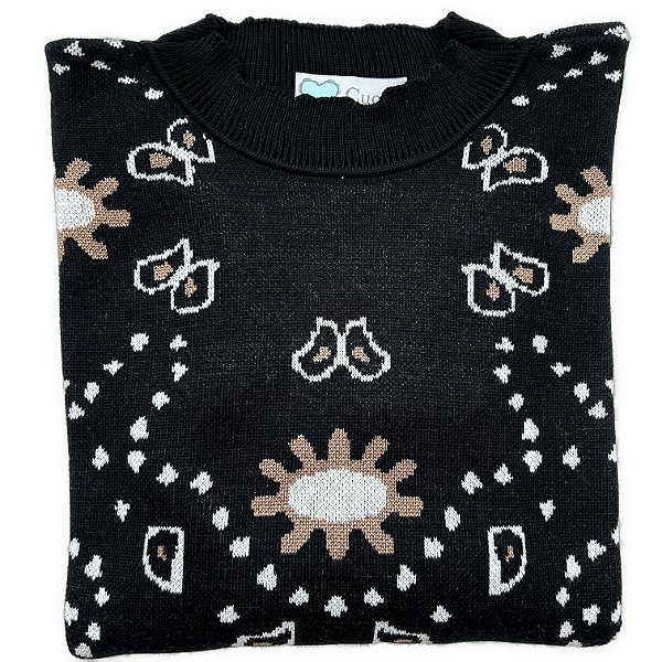 tricot love bandana black
